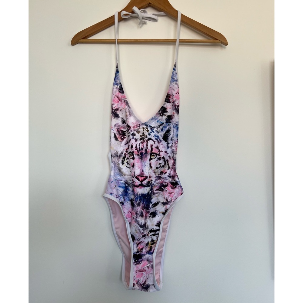 NWT Black Milk Size XS SNOW LEOPARD MIAMI SUIT - Picture 3 of 7
